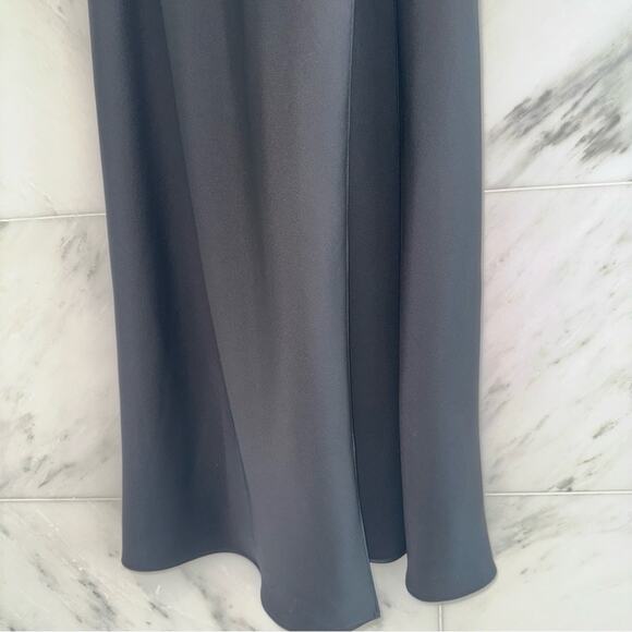 Ramy Brook Mora Floral Lace Bodice Halter Gown Black 2 - Picture 9 of 15